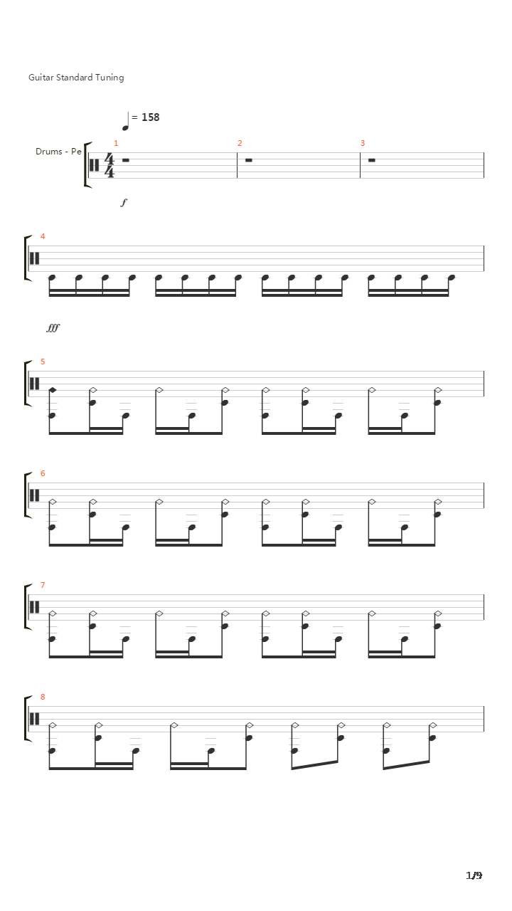 Automatic Man吉他谱