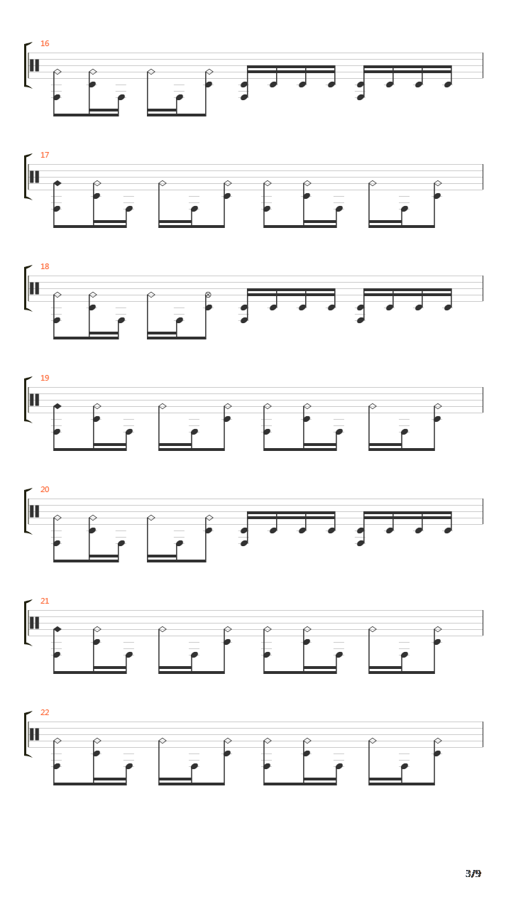 Automatic Man吉他谱