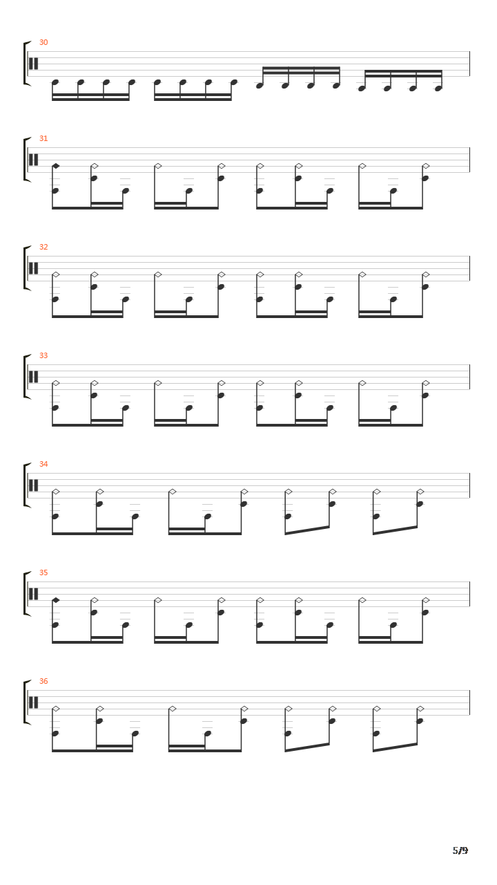 Automatic Man吉他谱