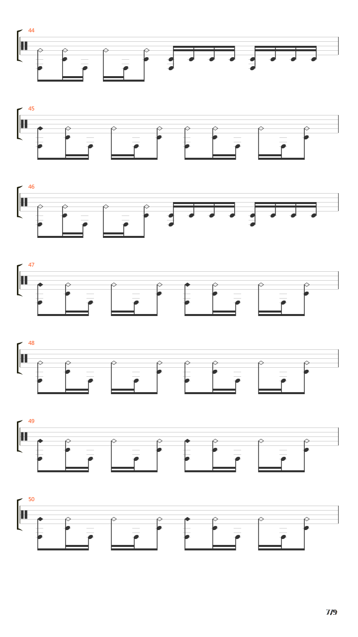 Automatic Man吉他谱