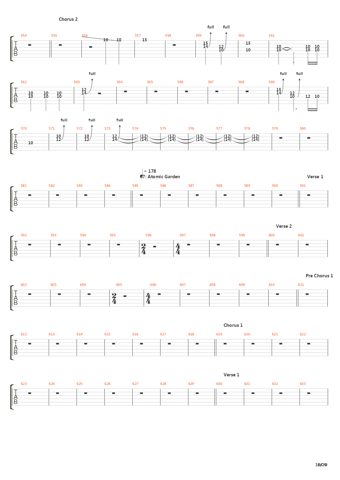 Generator吉他谱