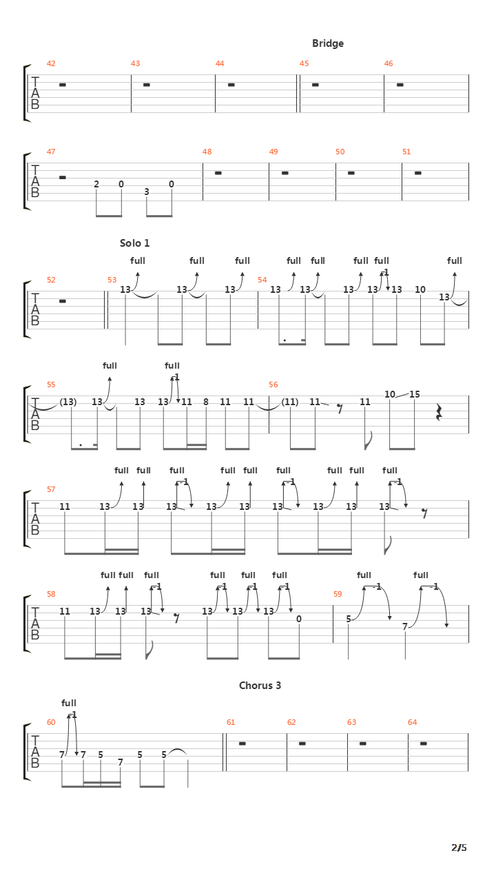 Kerosene吉他谱