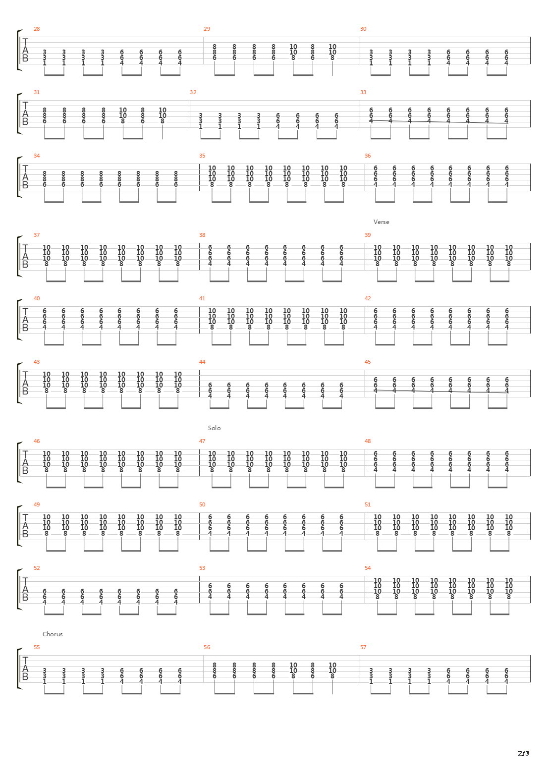 Modern Man吉他谱