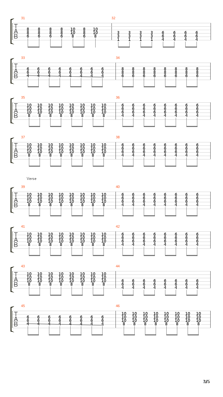 Modern Man吉他谱