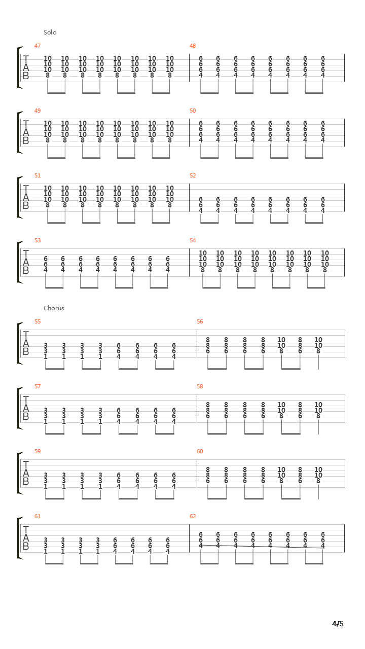 Modern Man吉他谱