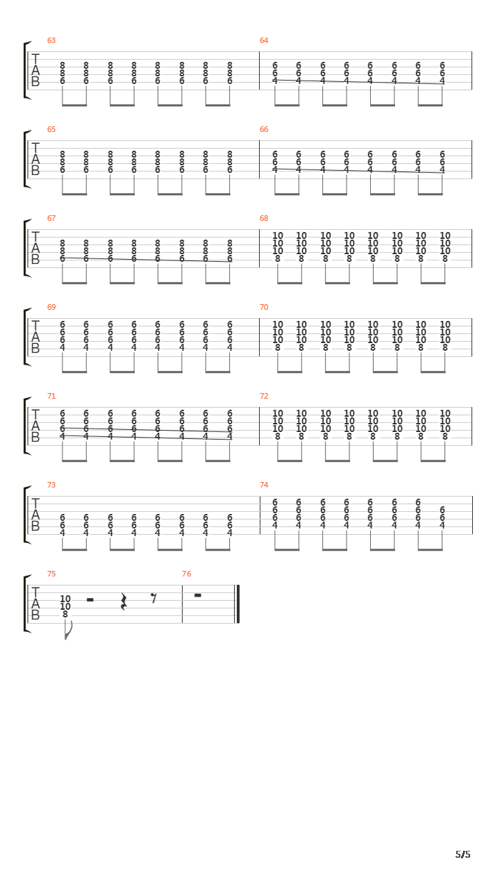 Modern Man吉他谱