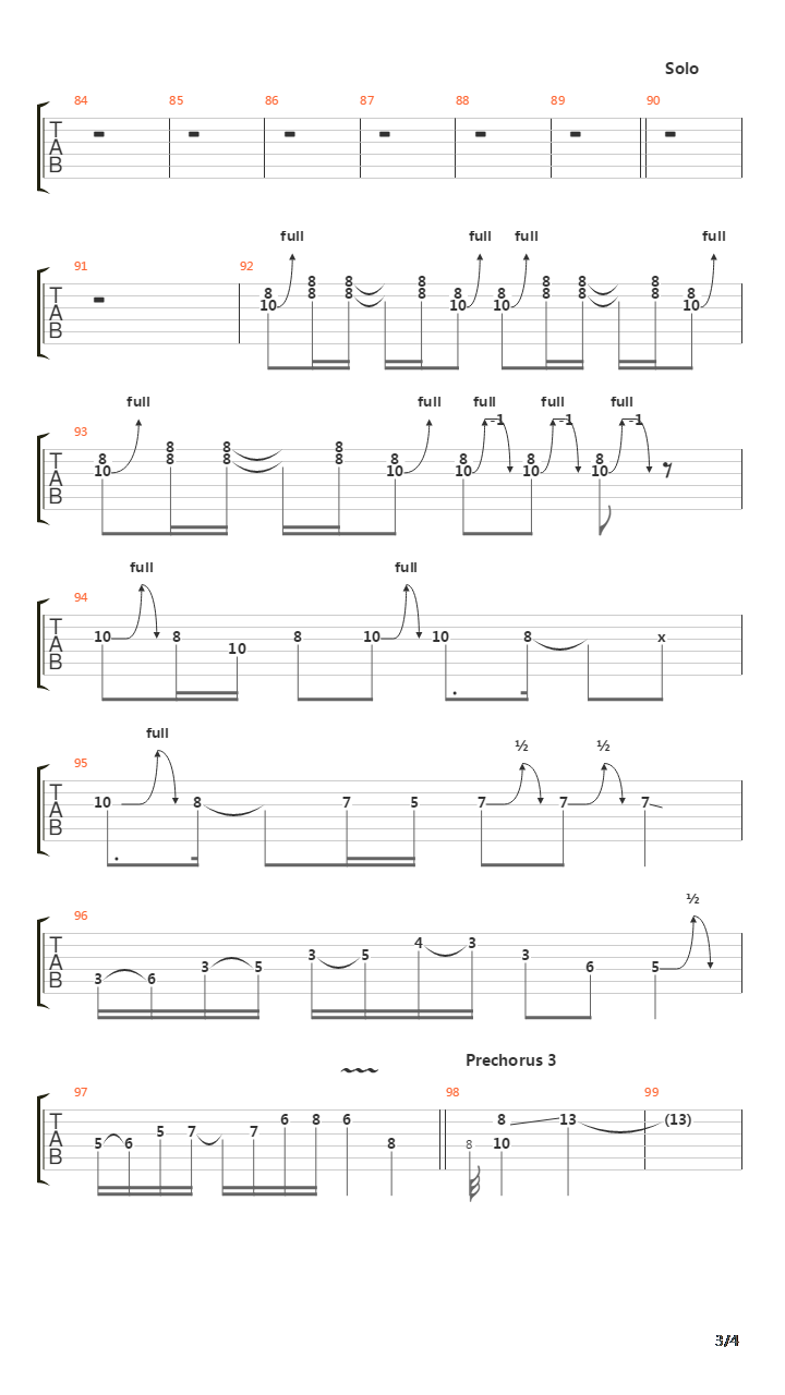 Parallel吉他谱