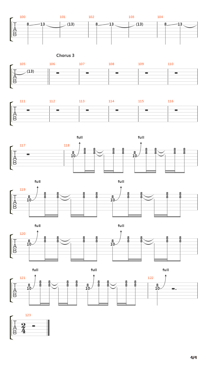 Parallel吉他谱