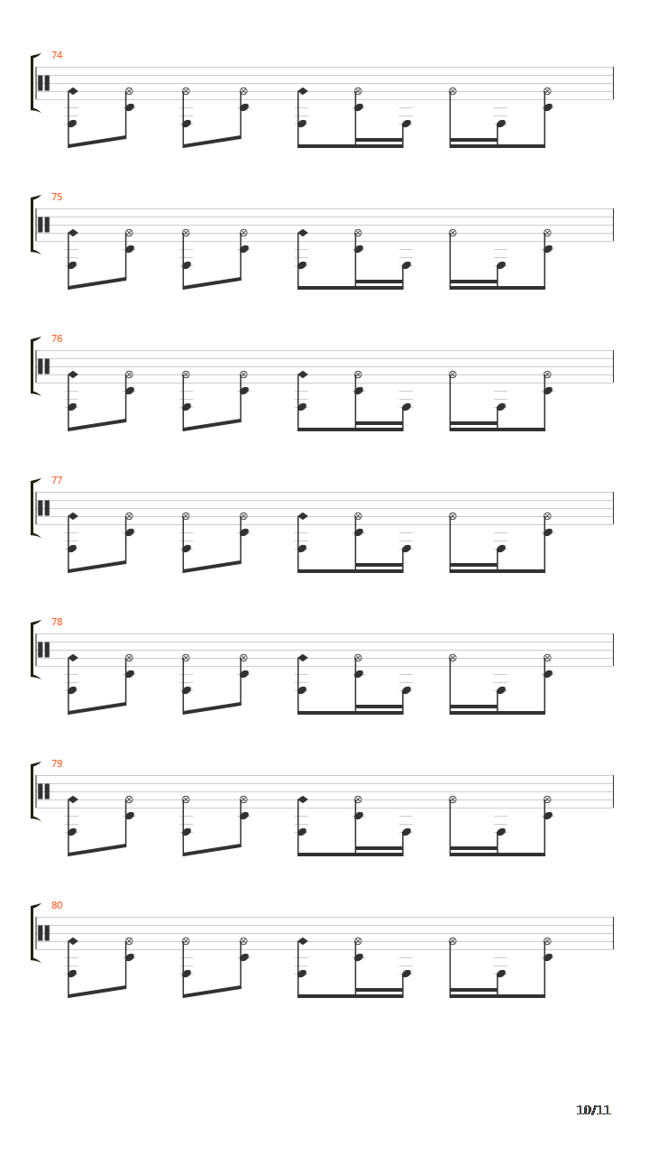 Progress吉他谱