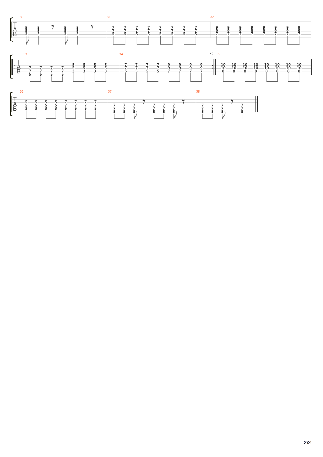 Prove It吉他谱