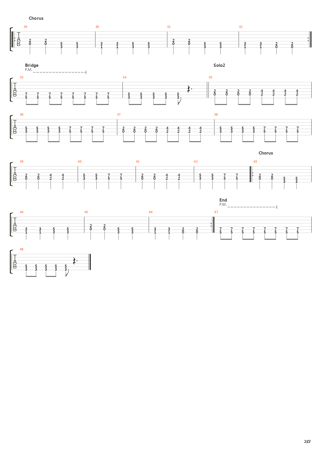 Sanity吉他谱