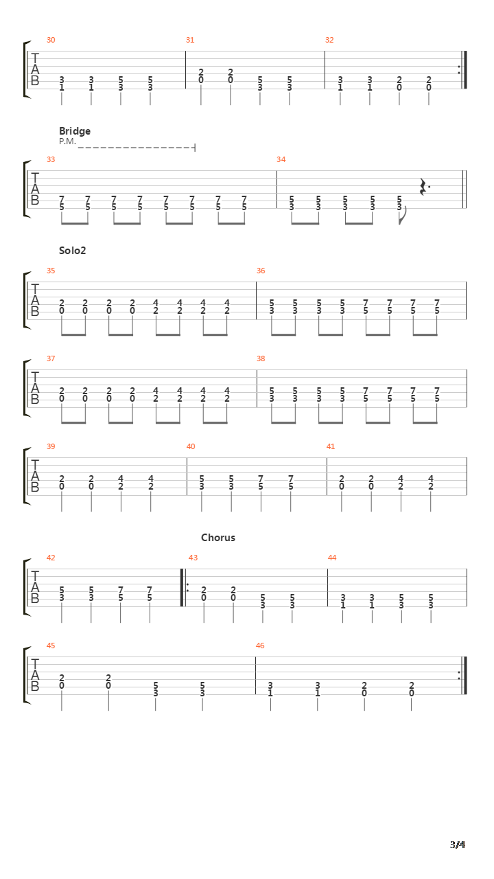 Sanity吉他谱