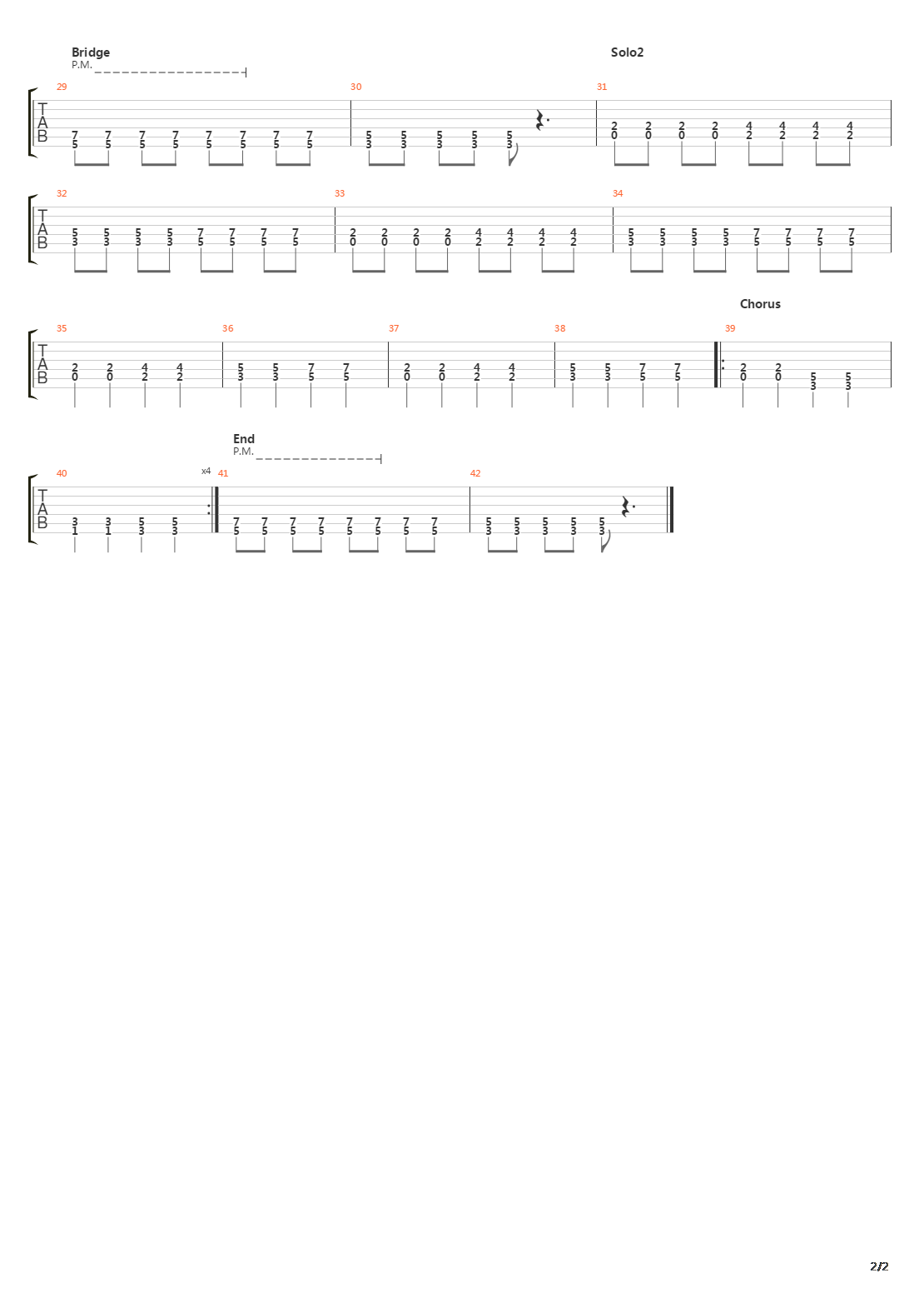 Sanity吉他谱