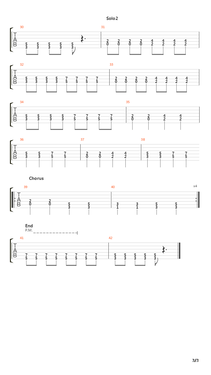 Sanity吉他谱