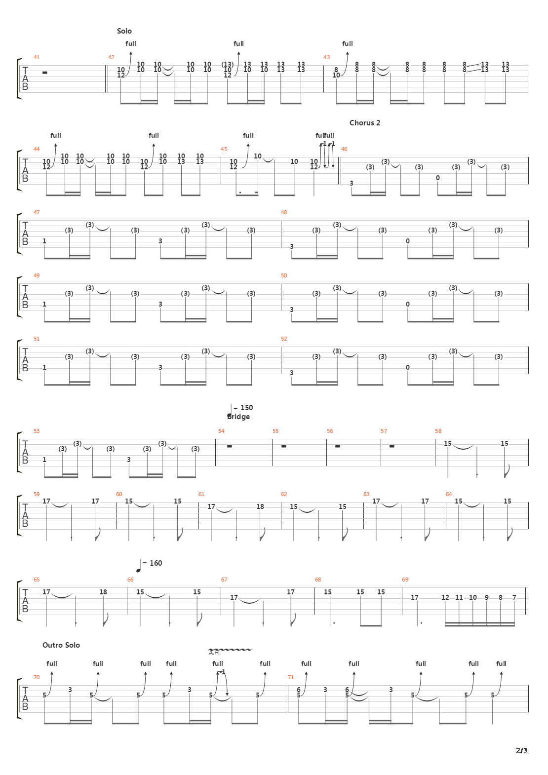 The Gray Race吉他谱