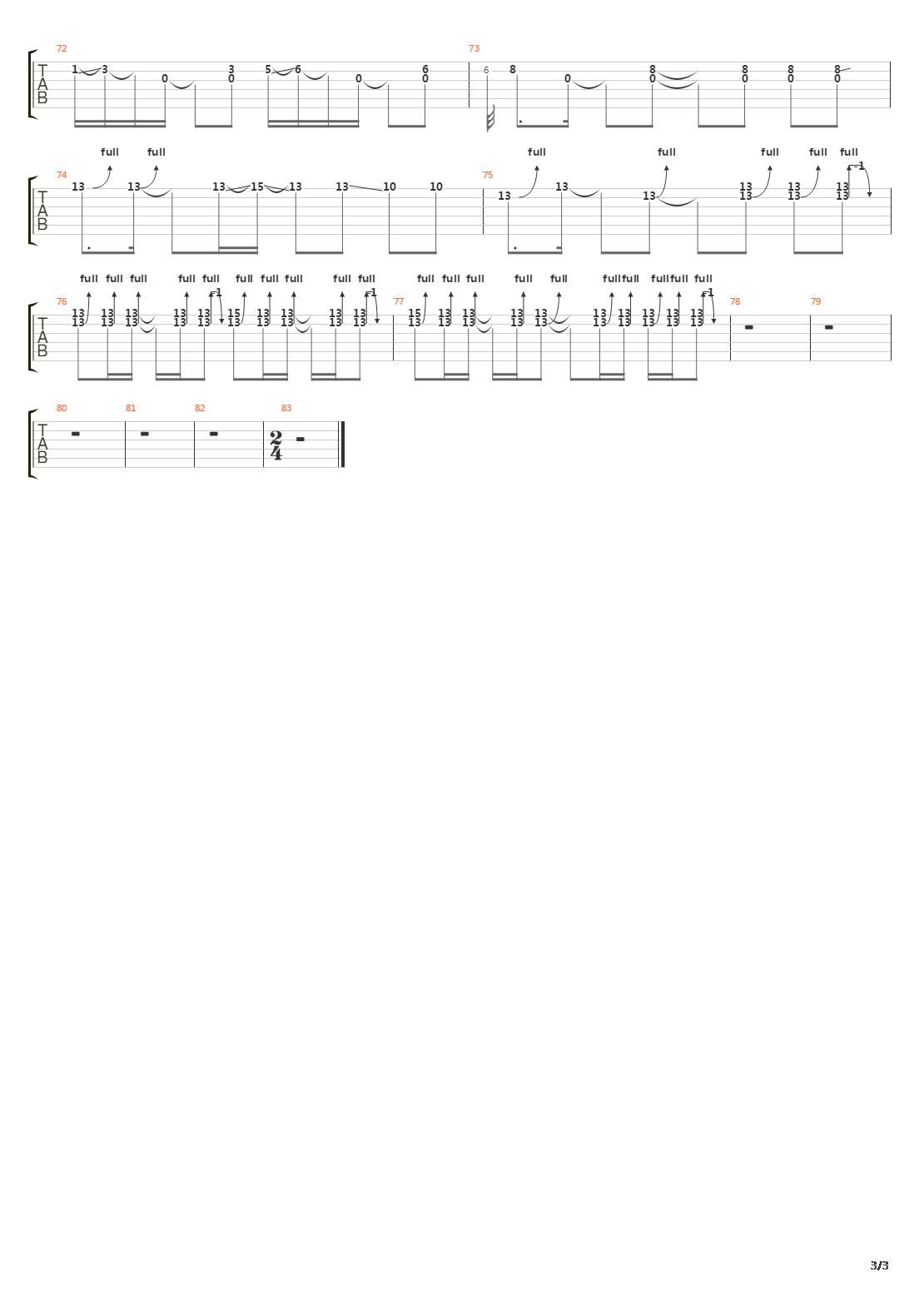 The Gray Race吉他谱