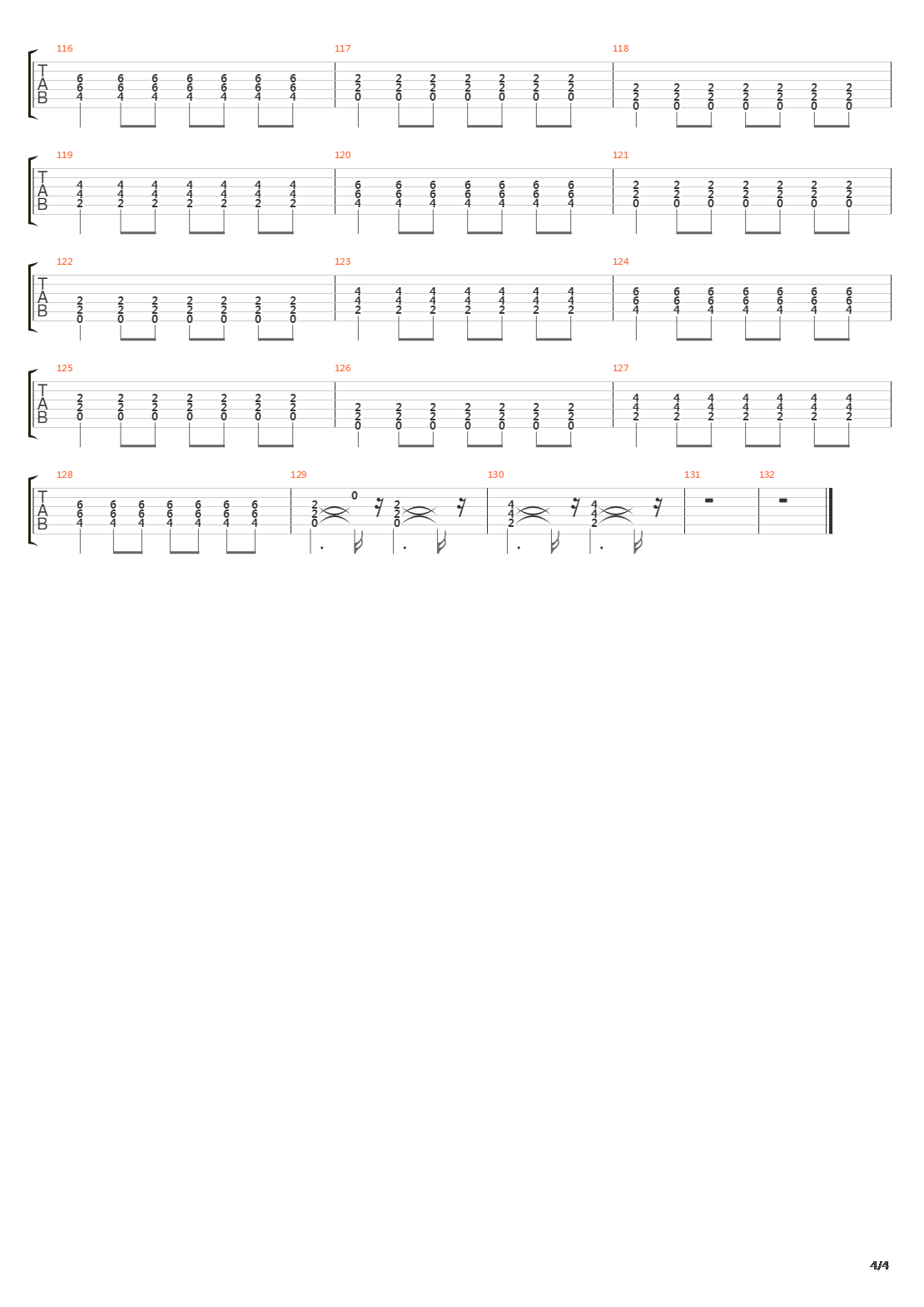 The Handshake吉他谱