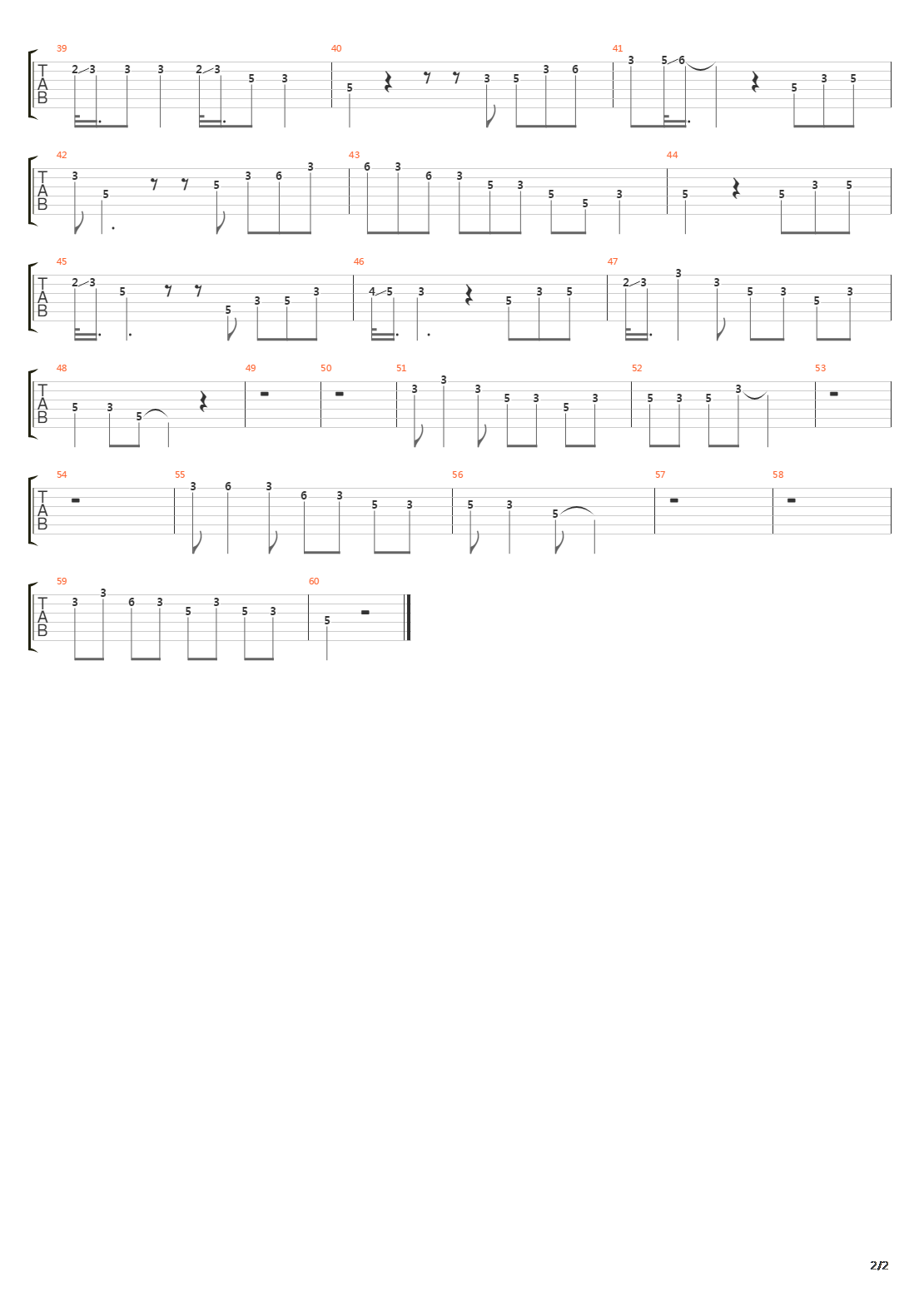 Ten Long Years吉他谱