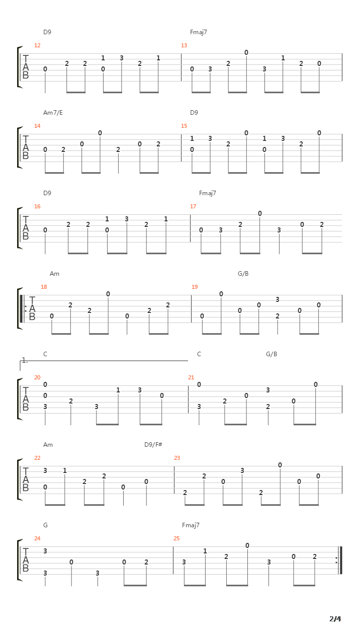 3吉他谱