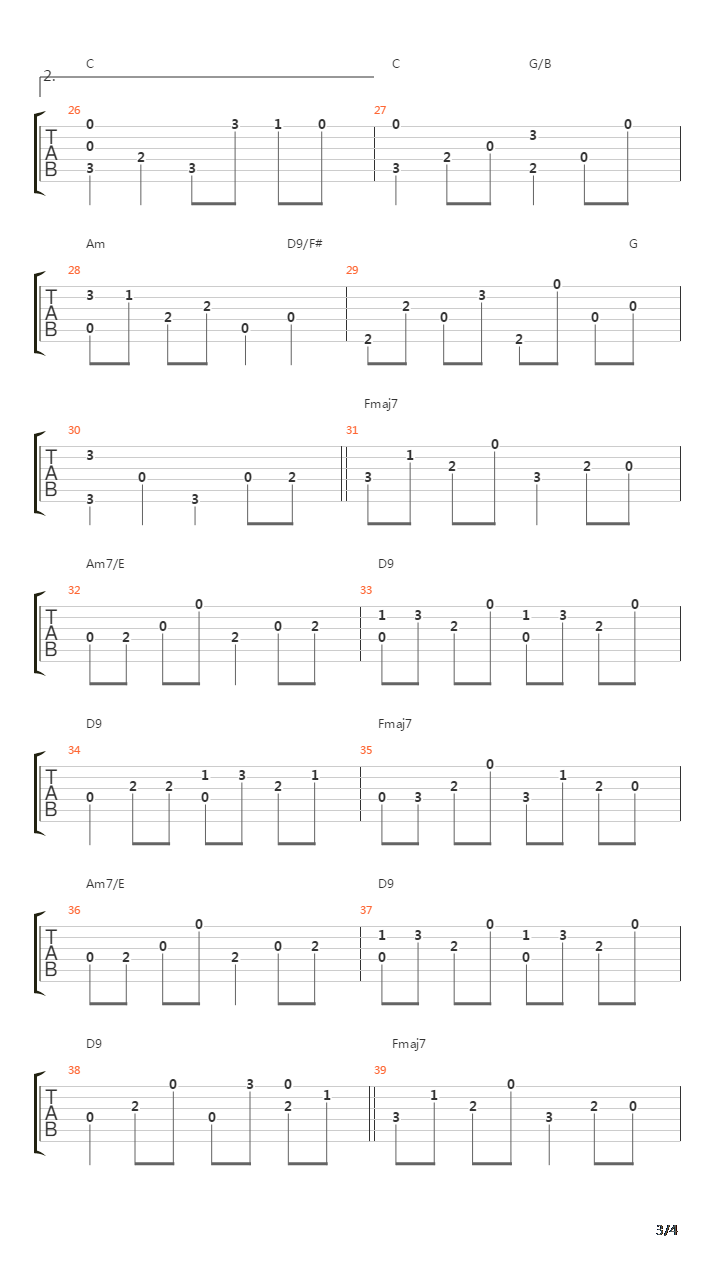 3吉他谱