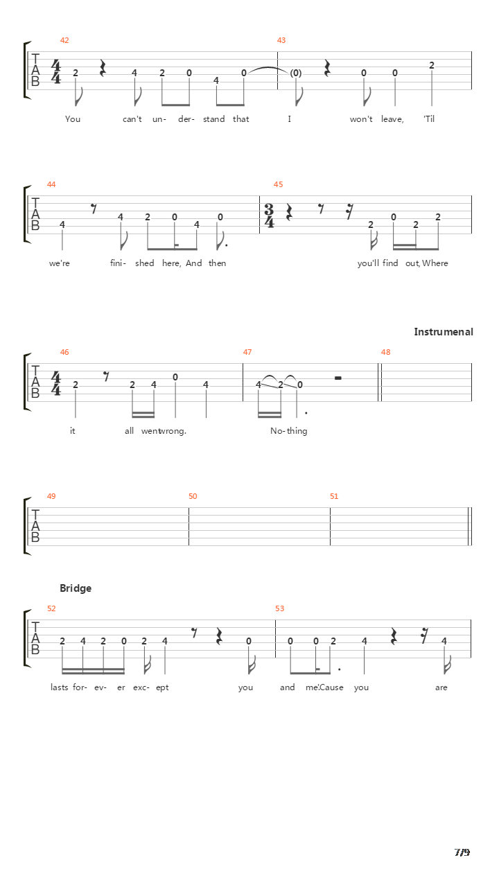 Mountains吉他谱