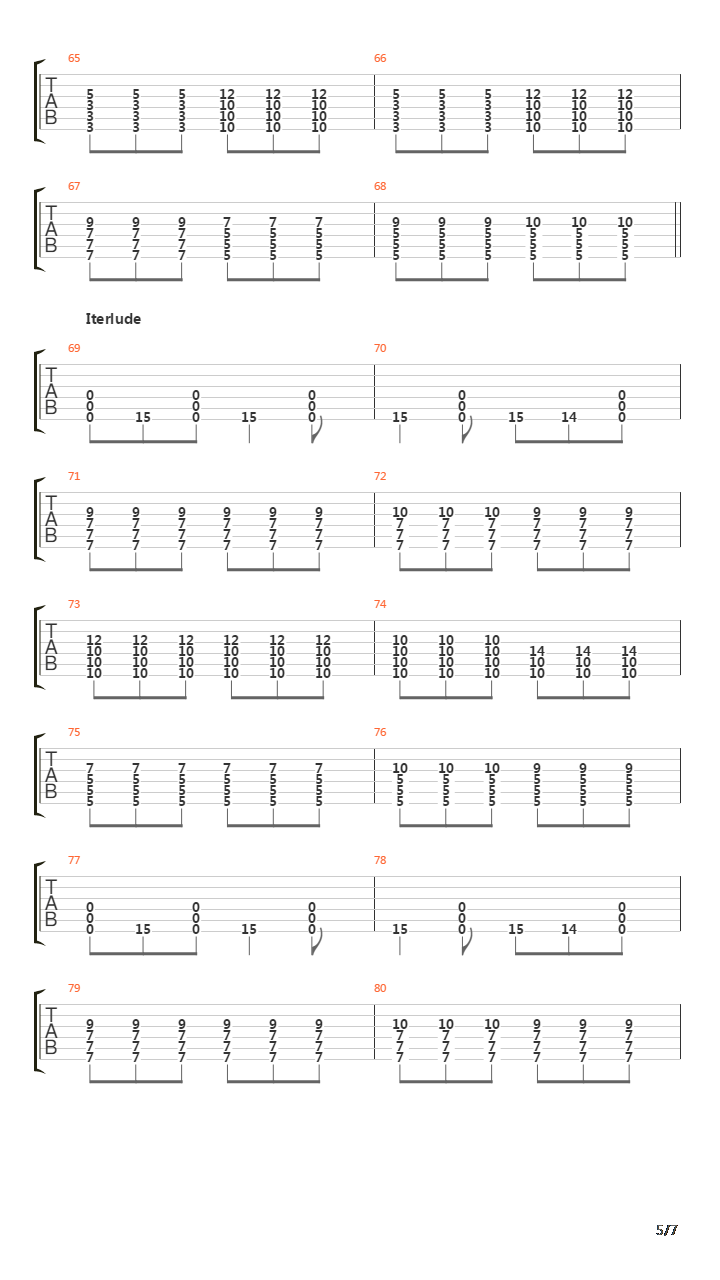 Trumpet Or Tap吉他谱