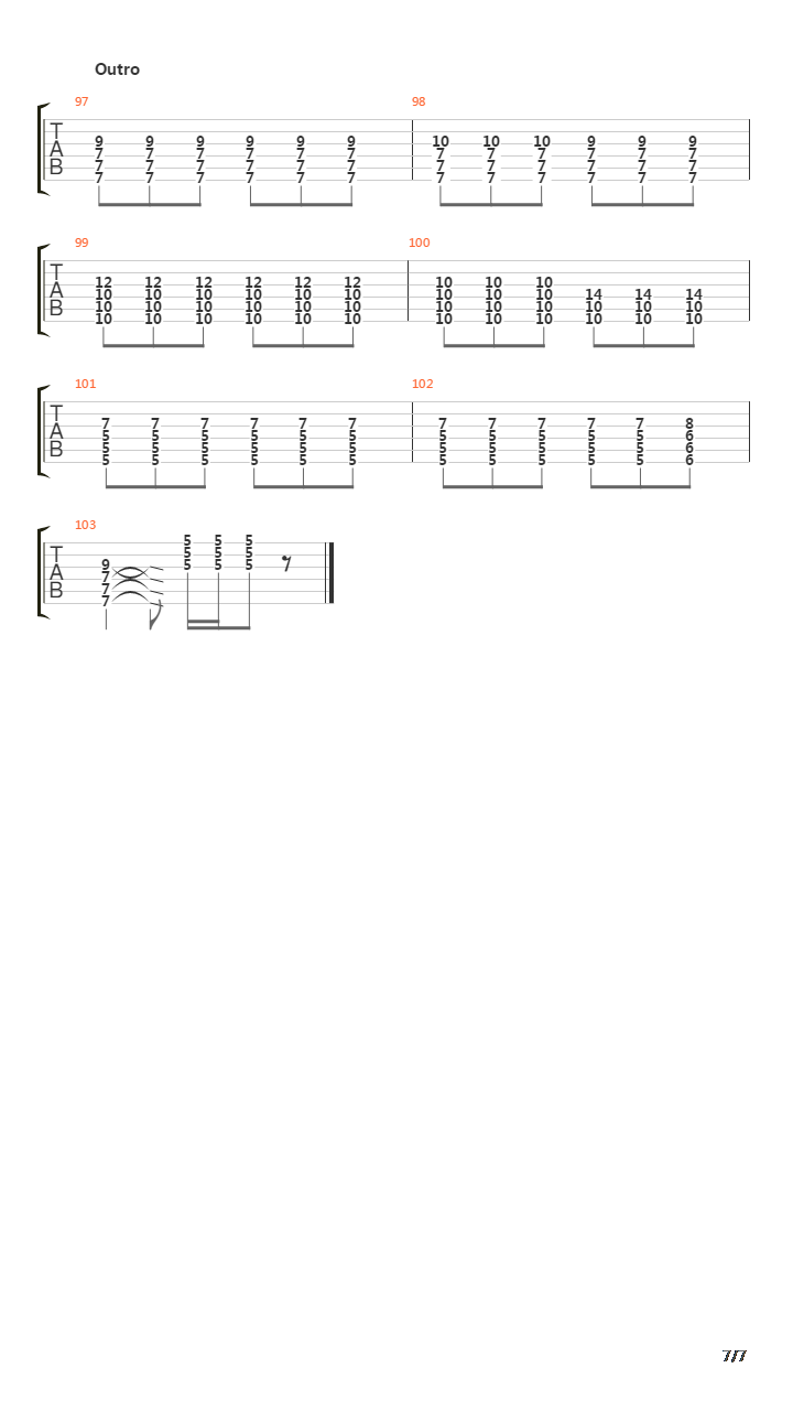 Trumpet Or Tap吉他谱