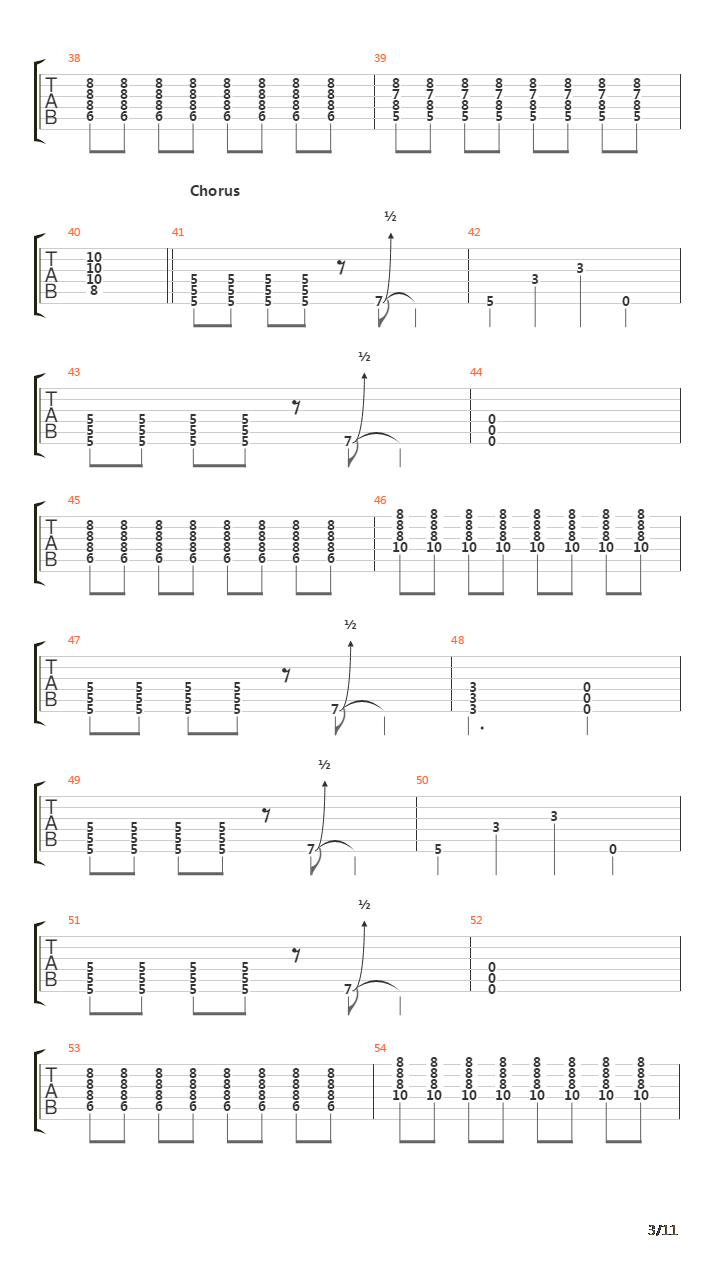 Covered In Cowardice吉他谱