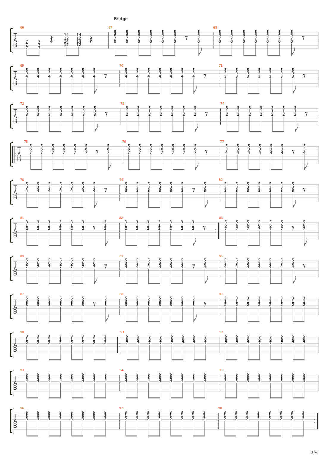 How It Goes吉他谱