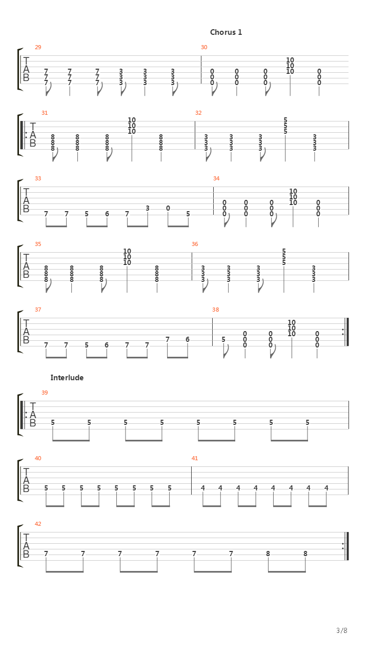 How It Goes吉他谱