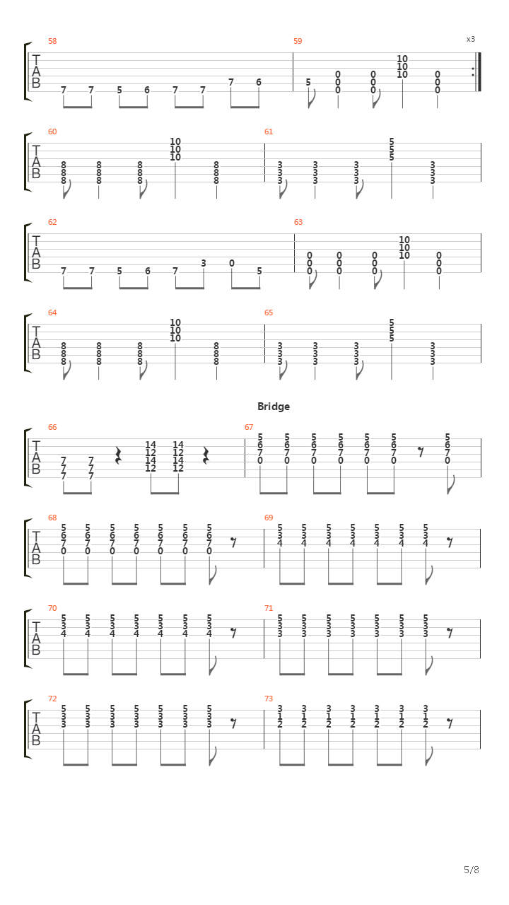 How It Goes吉他谱