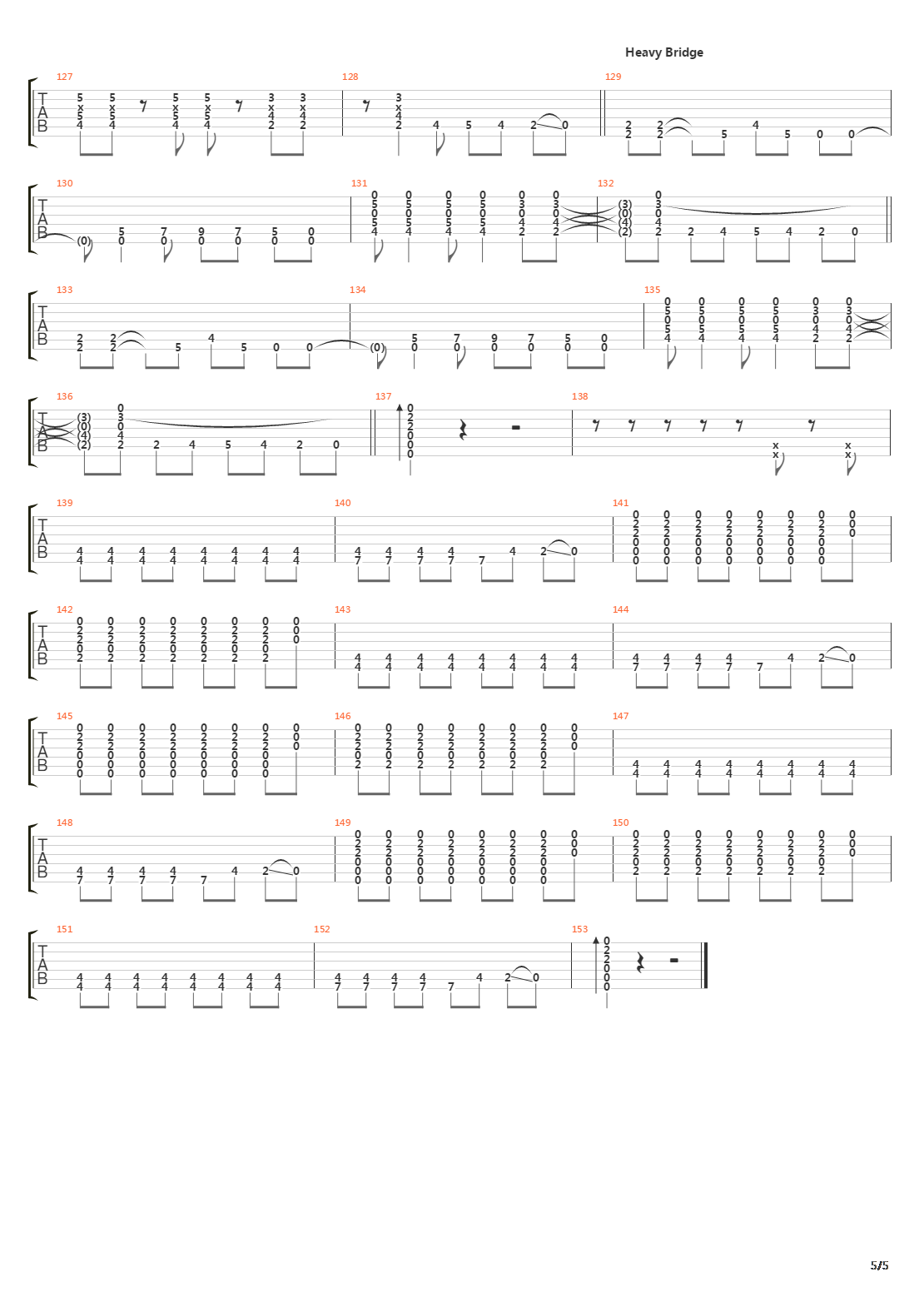 Line And Sinker吉他谱