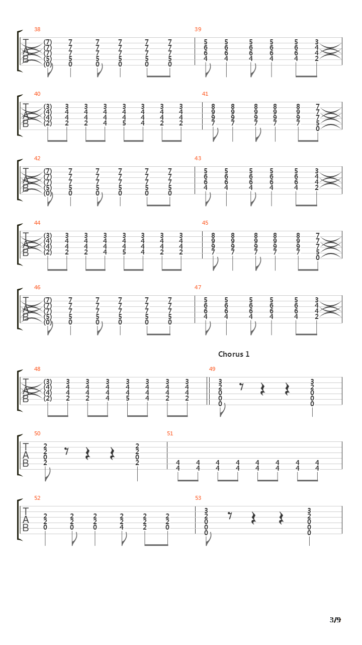 Line And Sinker吉他谱