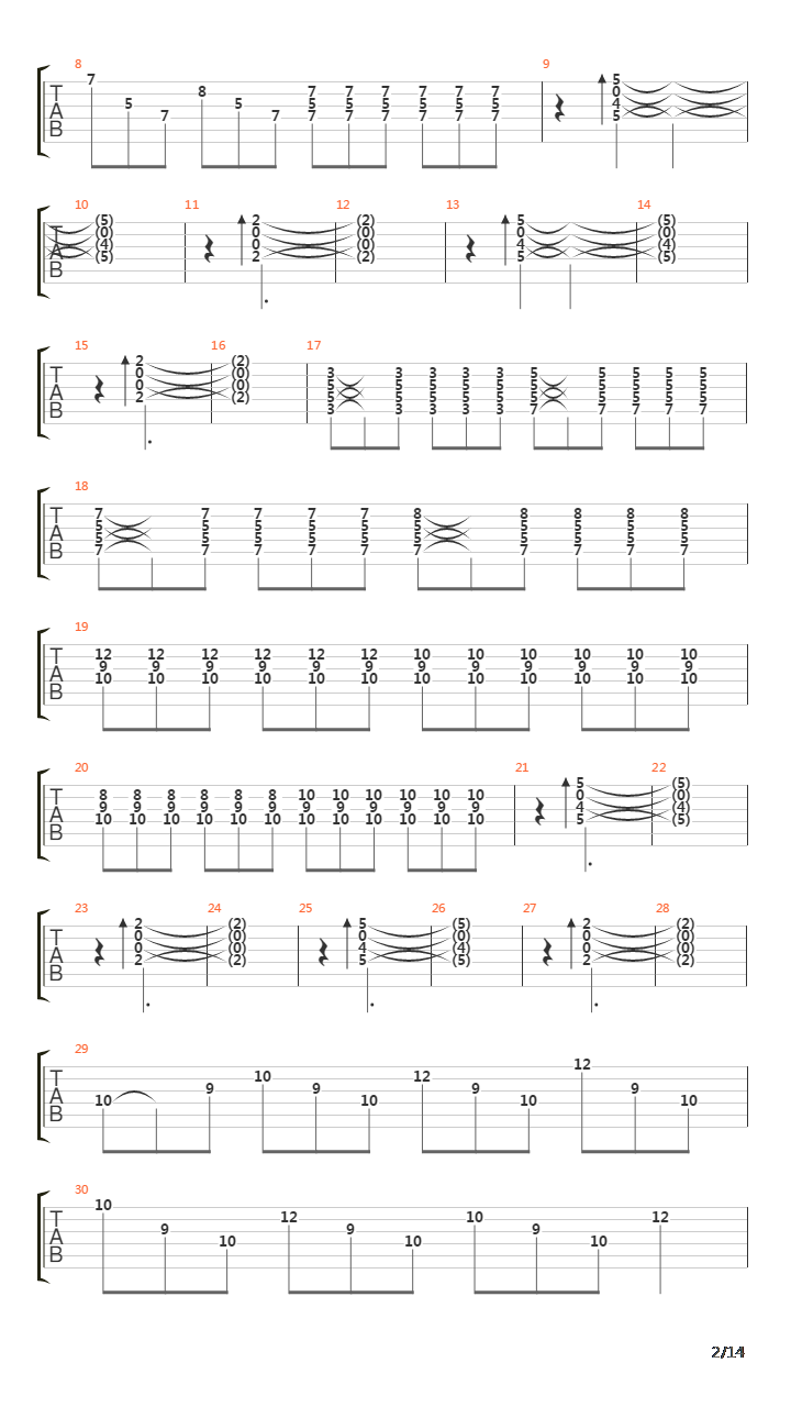 Navy Song吉他谱