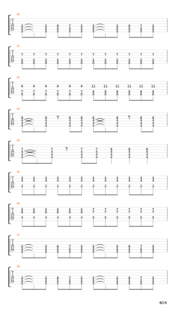 Navy Song吉他谱