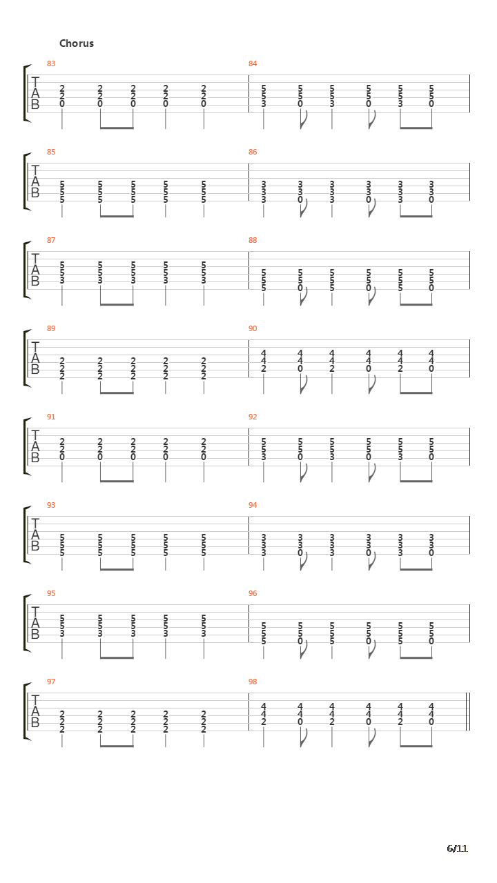 Red Flag吉他谱