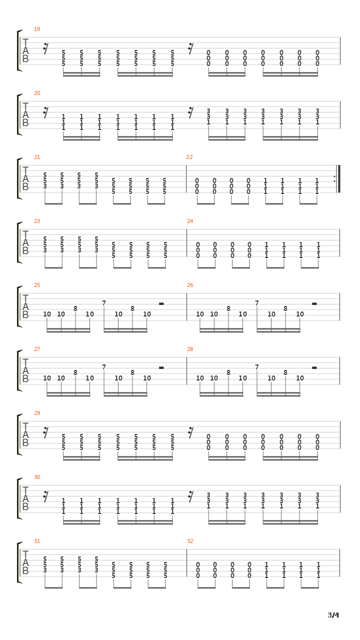 River Below吉他谱