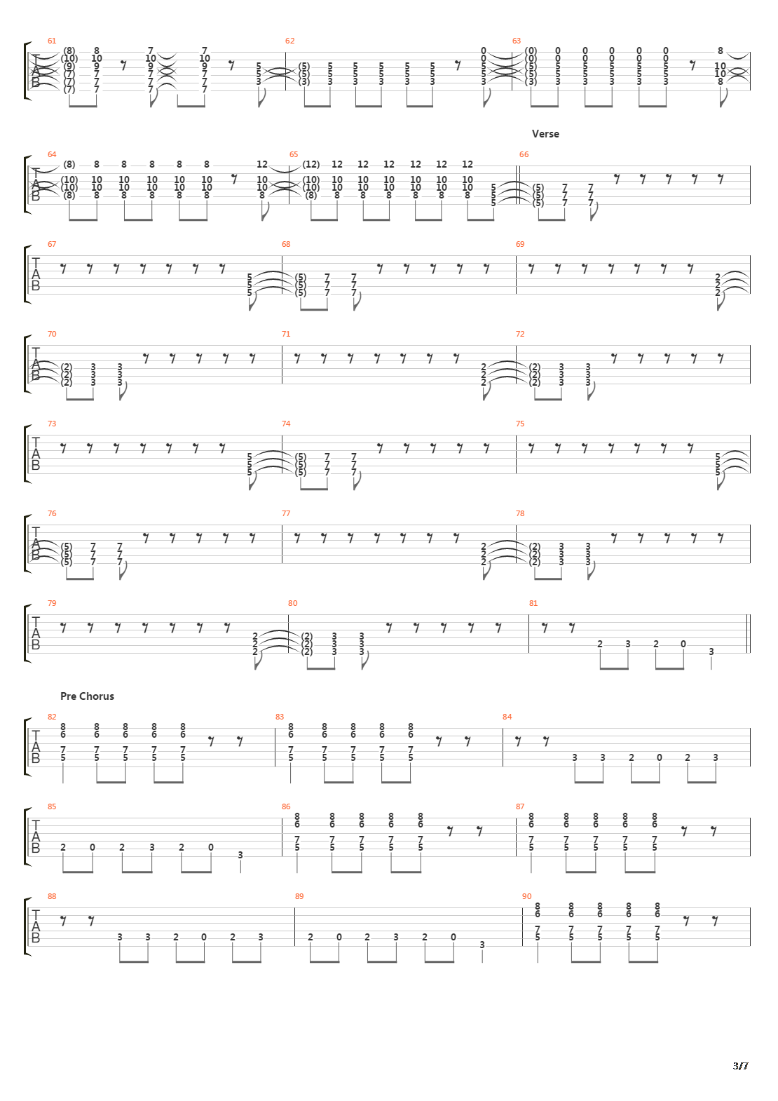 Running Across The Tracks吉他谱