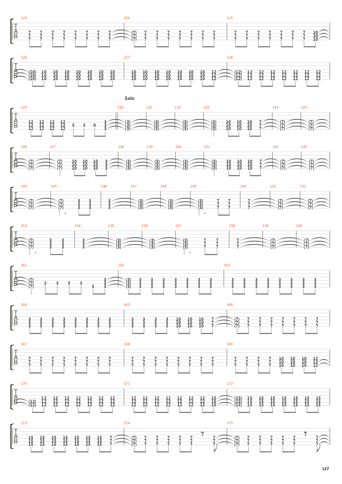 Running Across The Tracks吉他谱