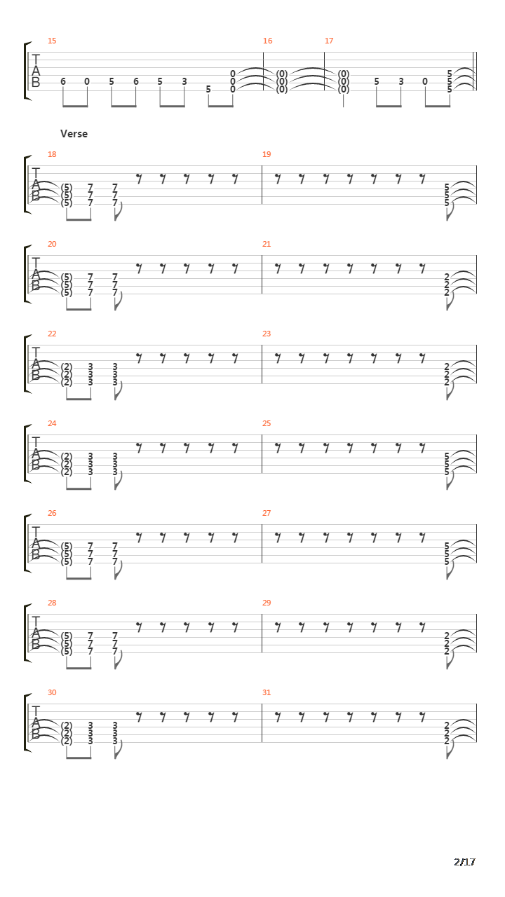 Running Across The Tracks吉他谱