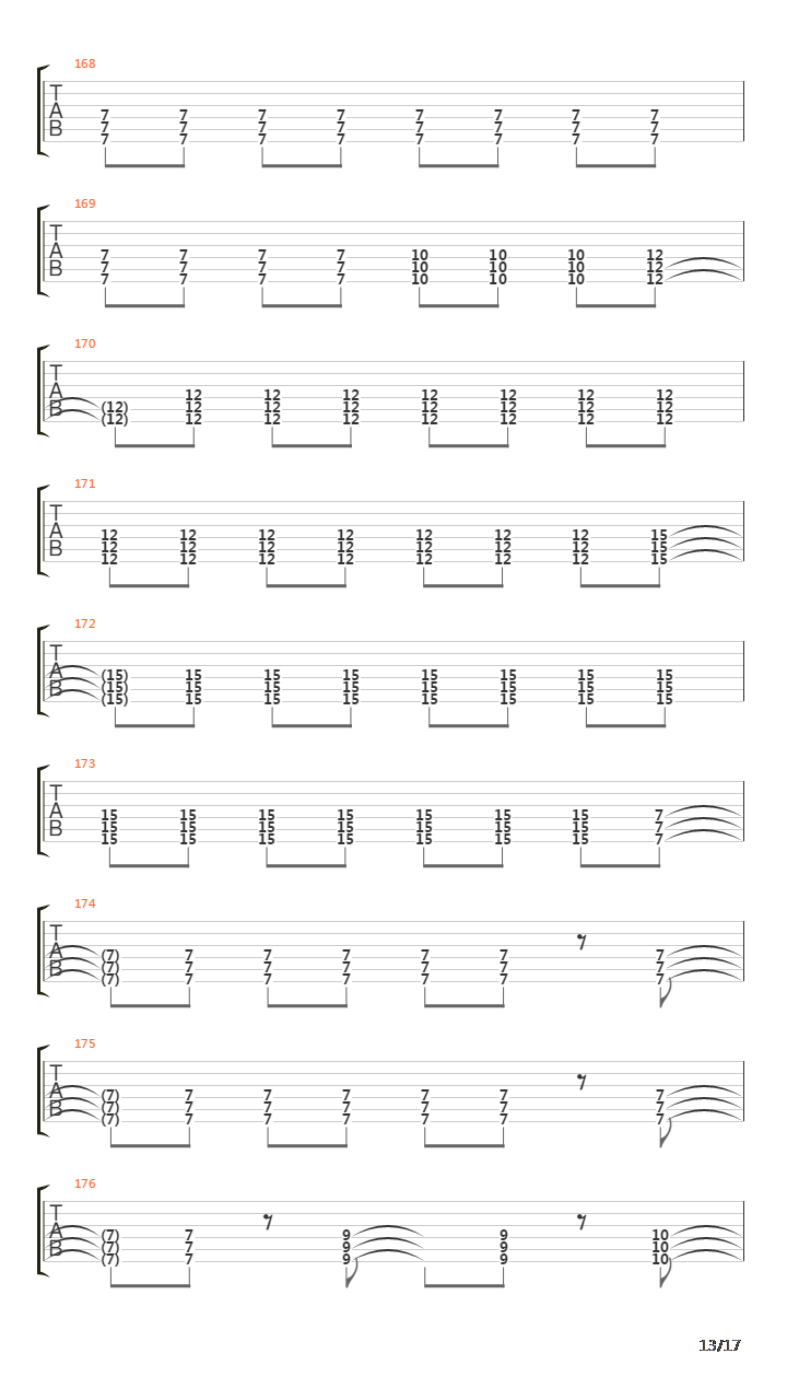 Running Across The Tracks吉他谱