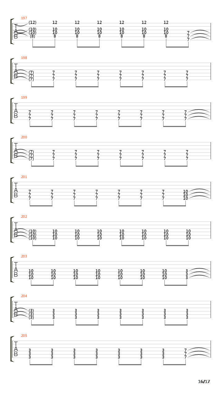 Running Across The Tracks吉他谱