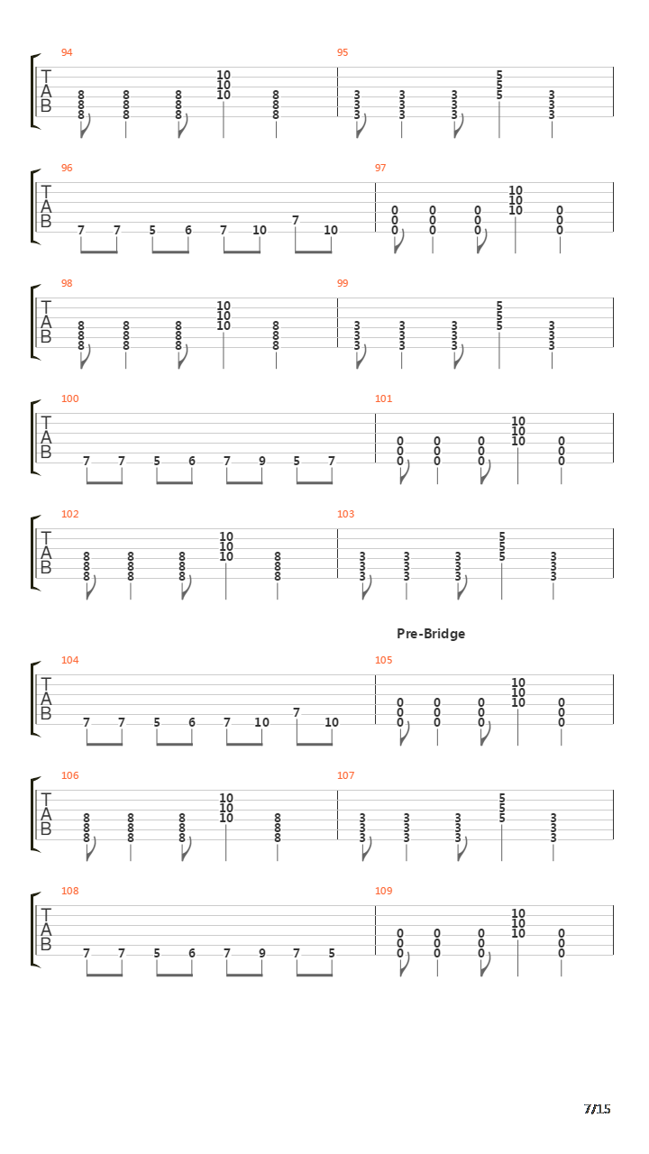 This Is How It Goes吉他谱