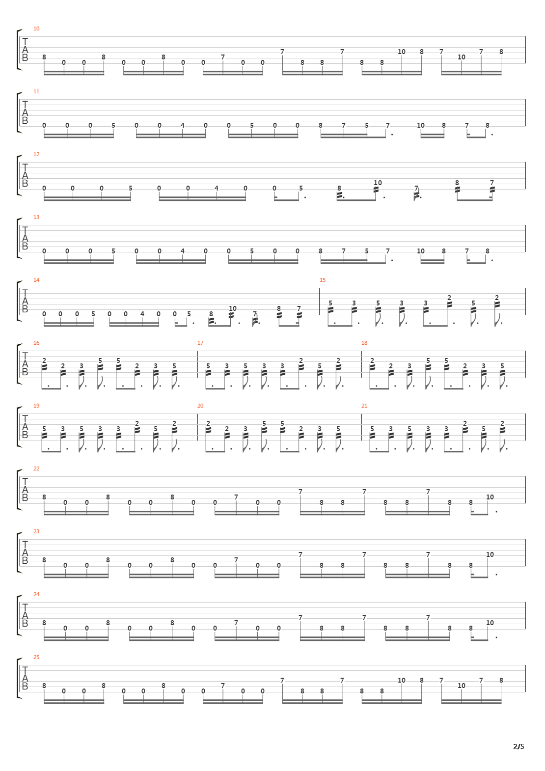 Apex吉他谱