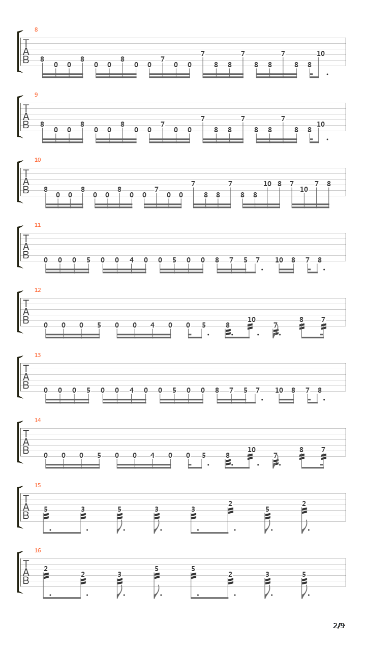 Apex吉他谱