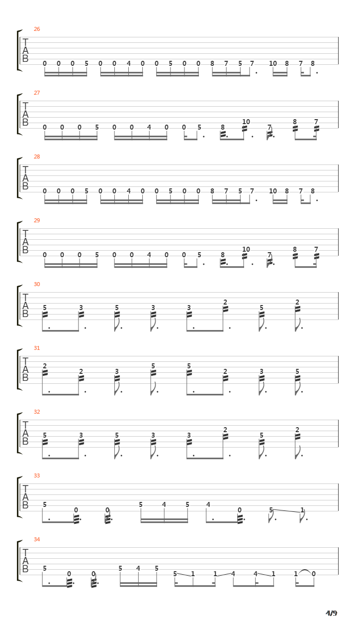 Apex吉他谱