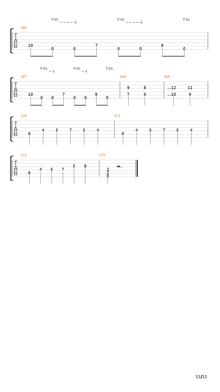 Control吉他谱