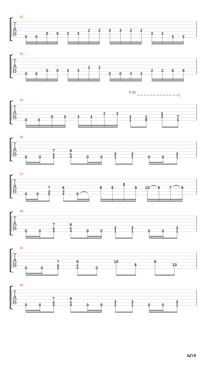 Hymn For The Wretched吉他谱