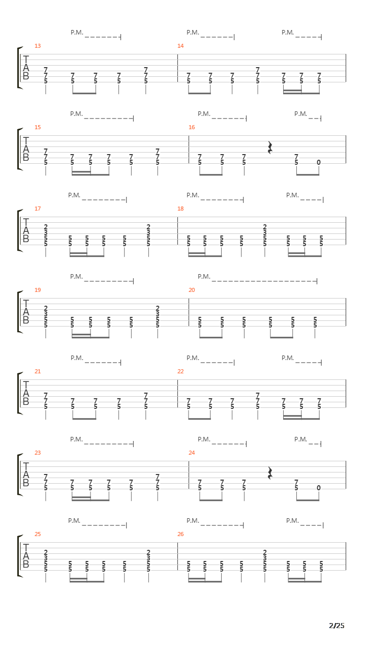 Map Of Scars吉他谱