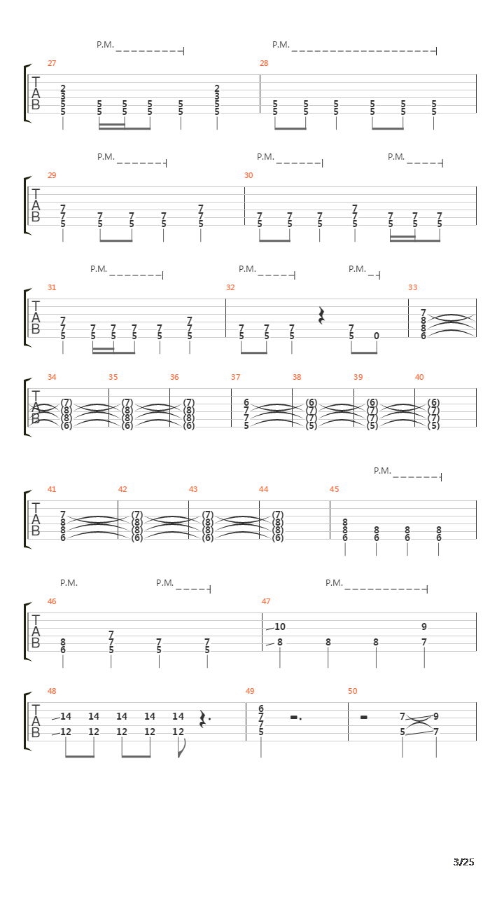 Map Of Scars吉他谱